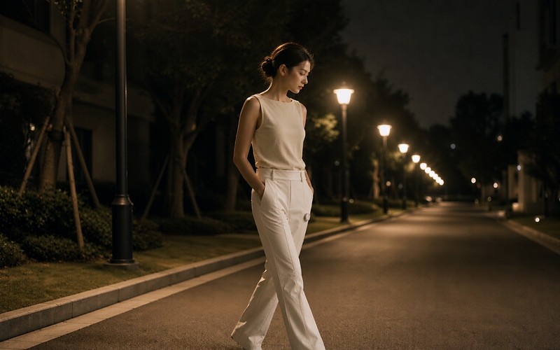 发热长裤适用场景——夜间巡逻